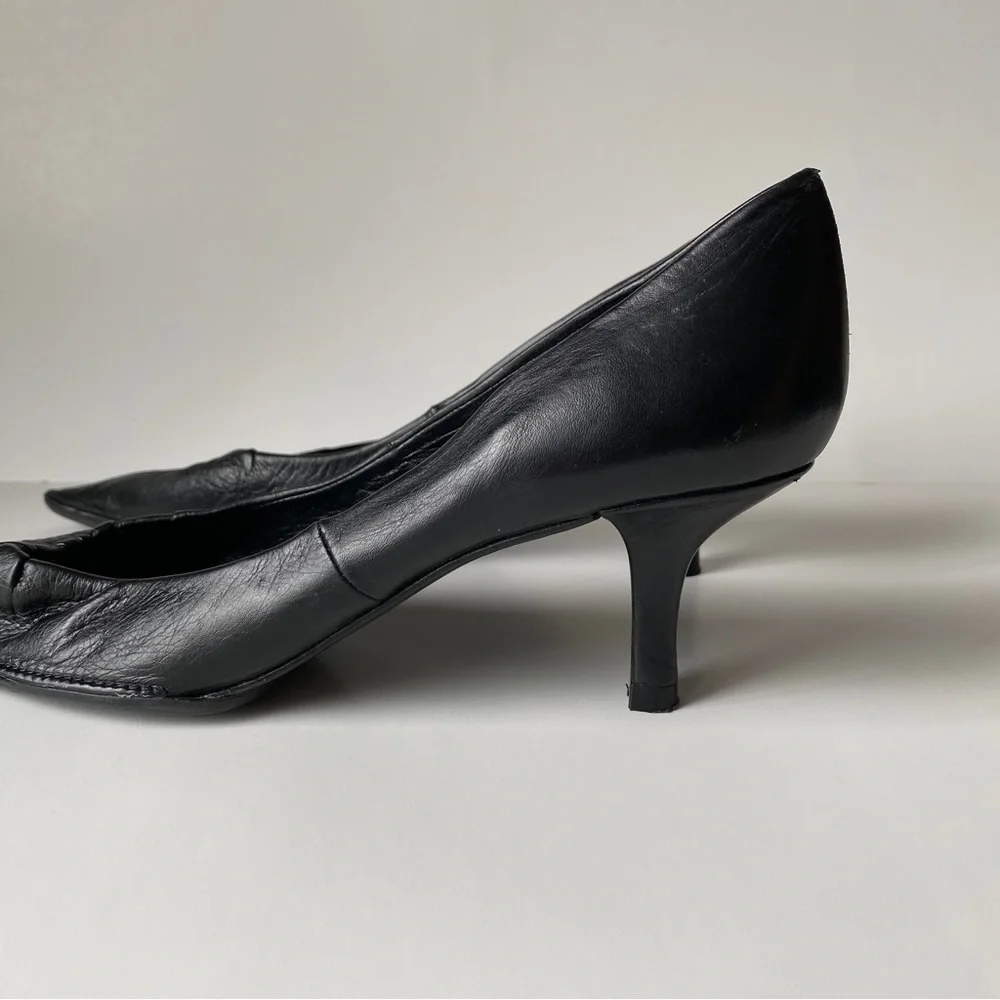 Hispanitas Kitten Heels, Black Leather - Picture 2 of 5